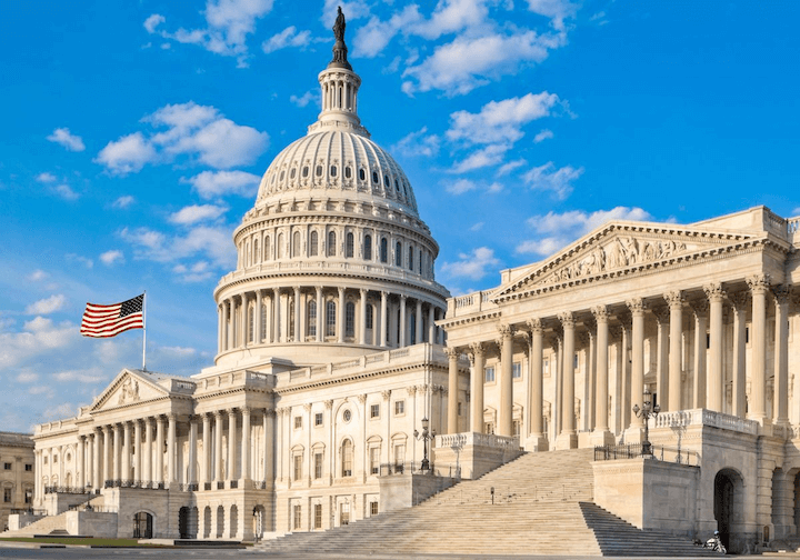 The US Senate building