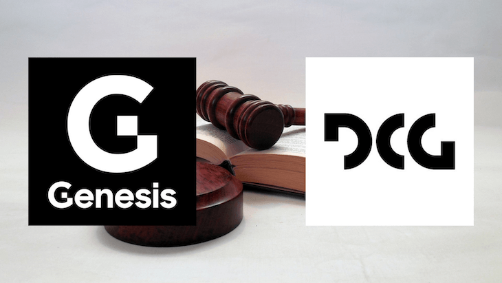 Genesis and DCG logos