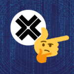 AXL logo and a cursed thinking emoji