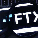FTX logo under a magnifying glass